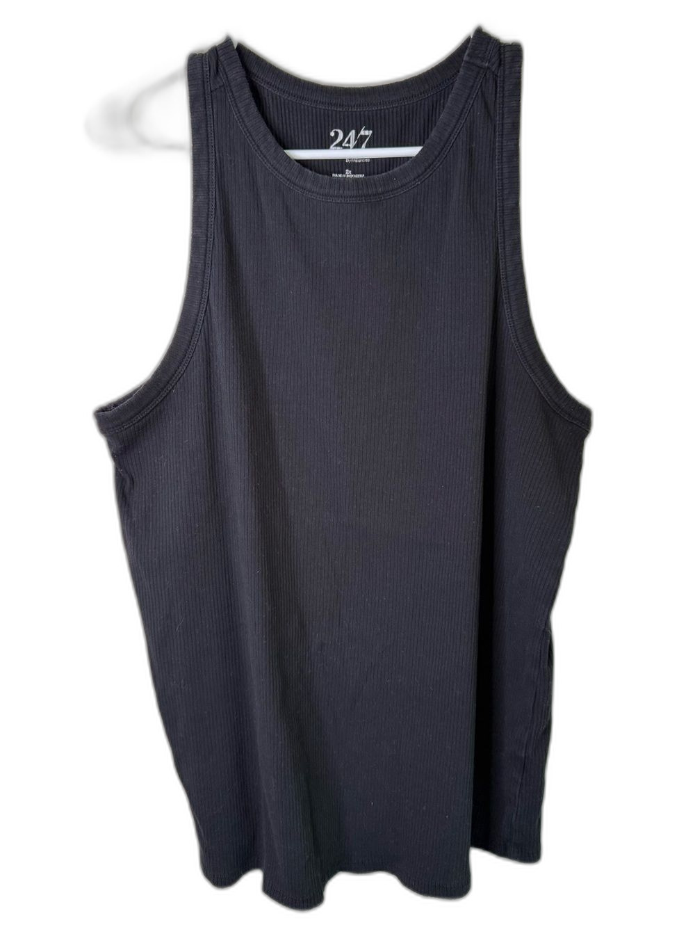 Maurice’s 24/7 Women’s Black Ribbed Tank Top - Classic Sleeveless Layering Piece